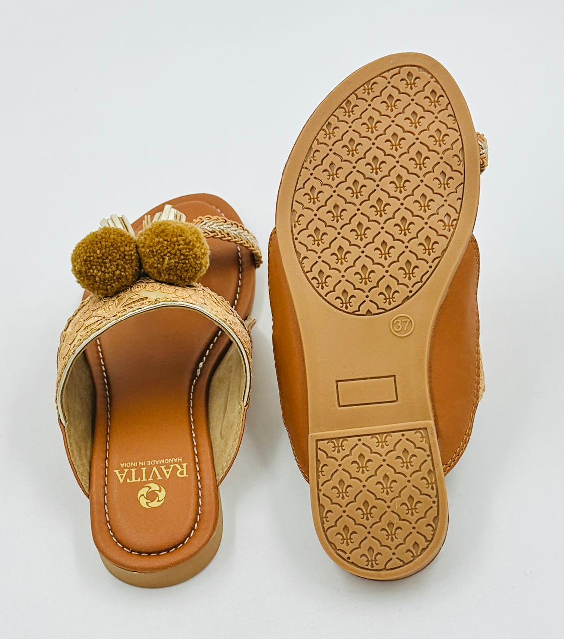 Handmade Kolhapuri Chappal Women - Ravita Footwears