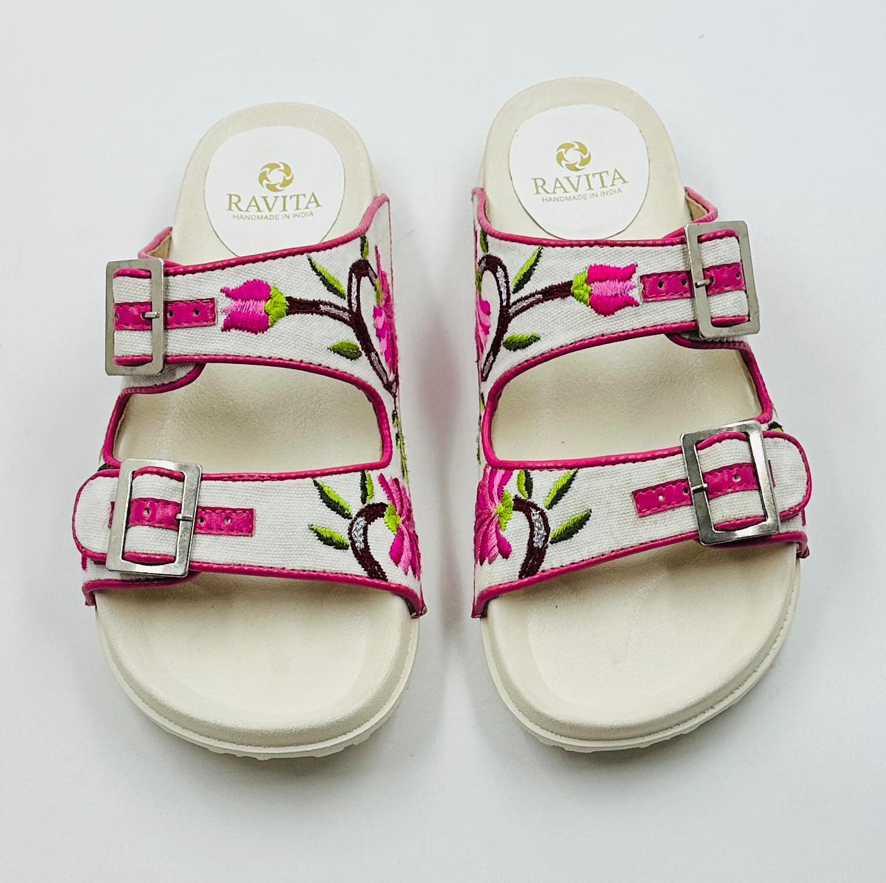 Handmade Fussbett Sandals For Women - Ravita Footwears