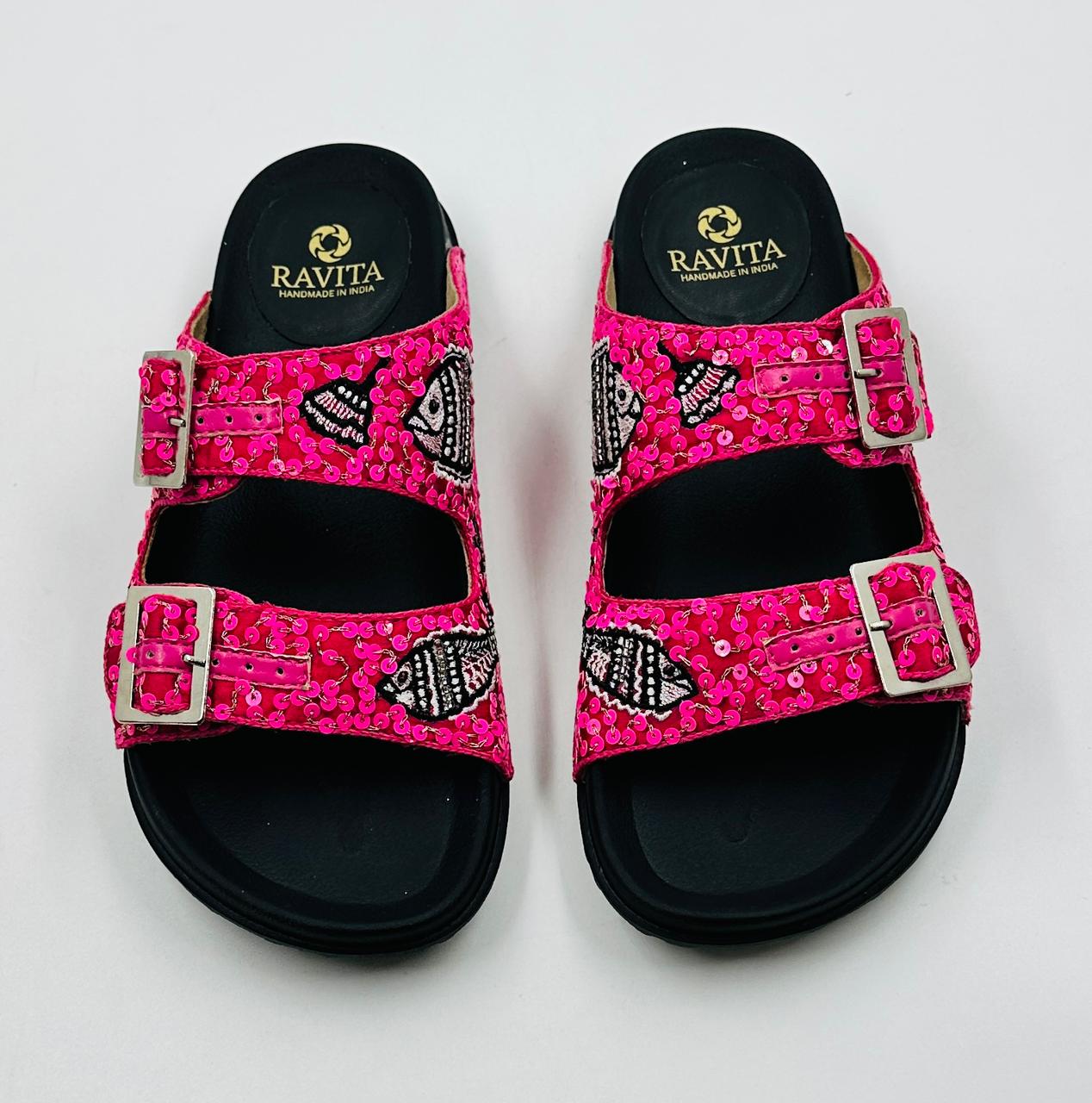 Handmade Fussbett Sandals For Women - Ravita Footwears