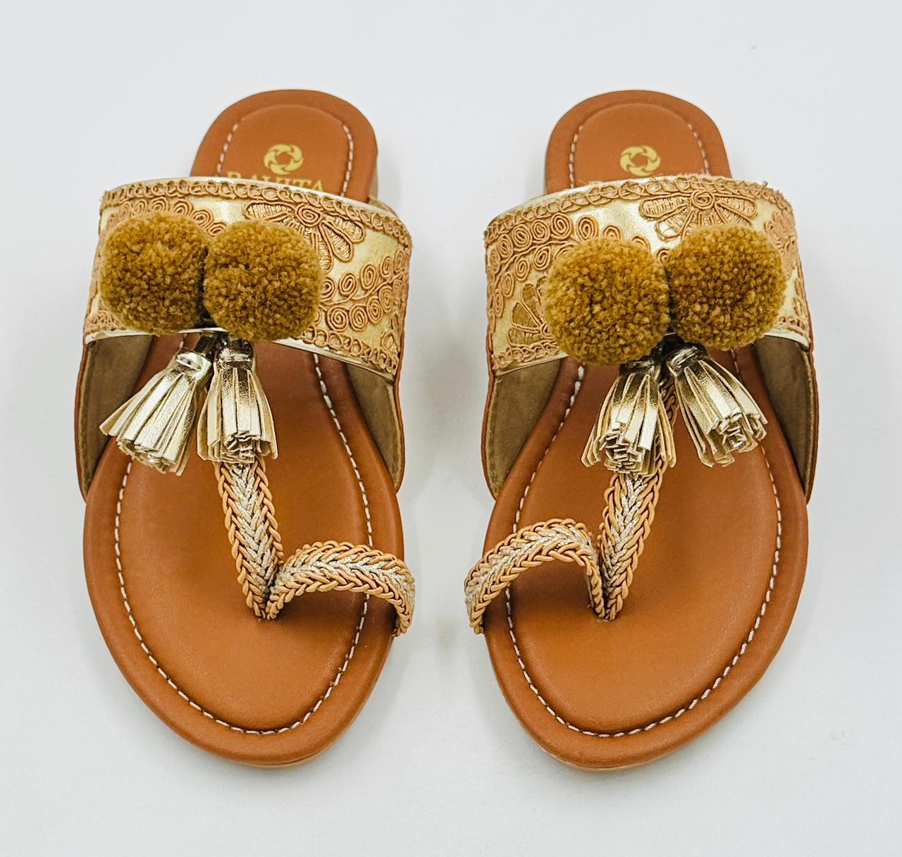 Handmade Kolhapuri Chappal Women - Ravita Footwears