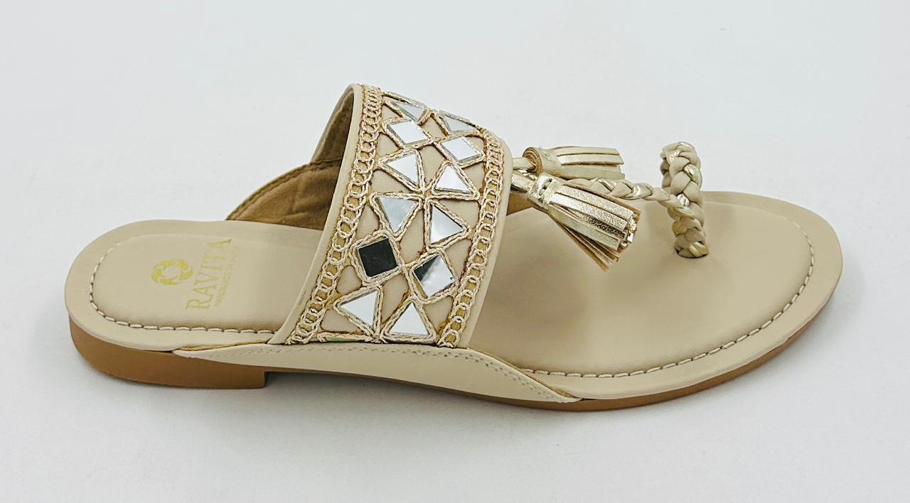 Handmade Kolhapuri Chappal For Women - Ravita Footwears