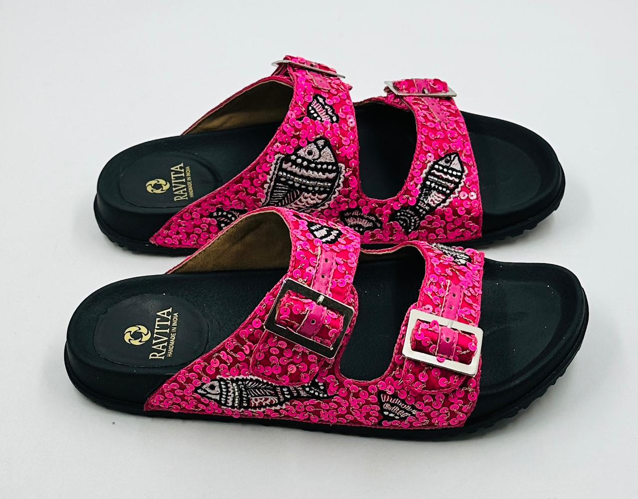 Handmade Fussbett Sandals For Women - Ravita Footwears