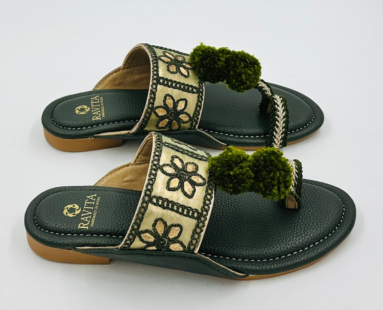 Handmade Kolhapuri Chappal For Women - Ravita Footwears