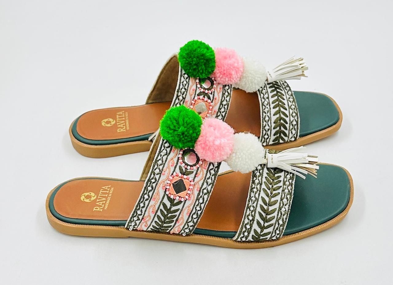 Flats - Handmade Footwear For Women - Ravita Footwears