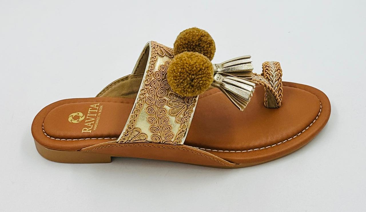 Handmade Kolhapuri Chappal Women - Ravita Footwears