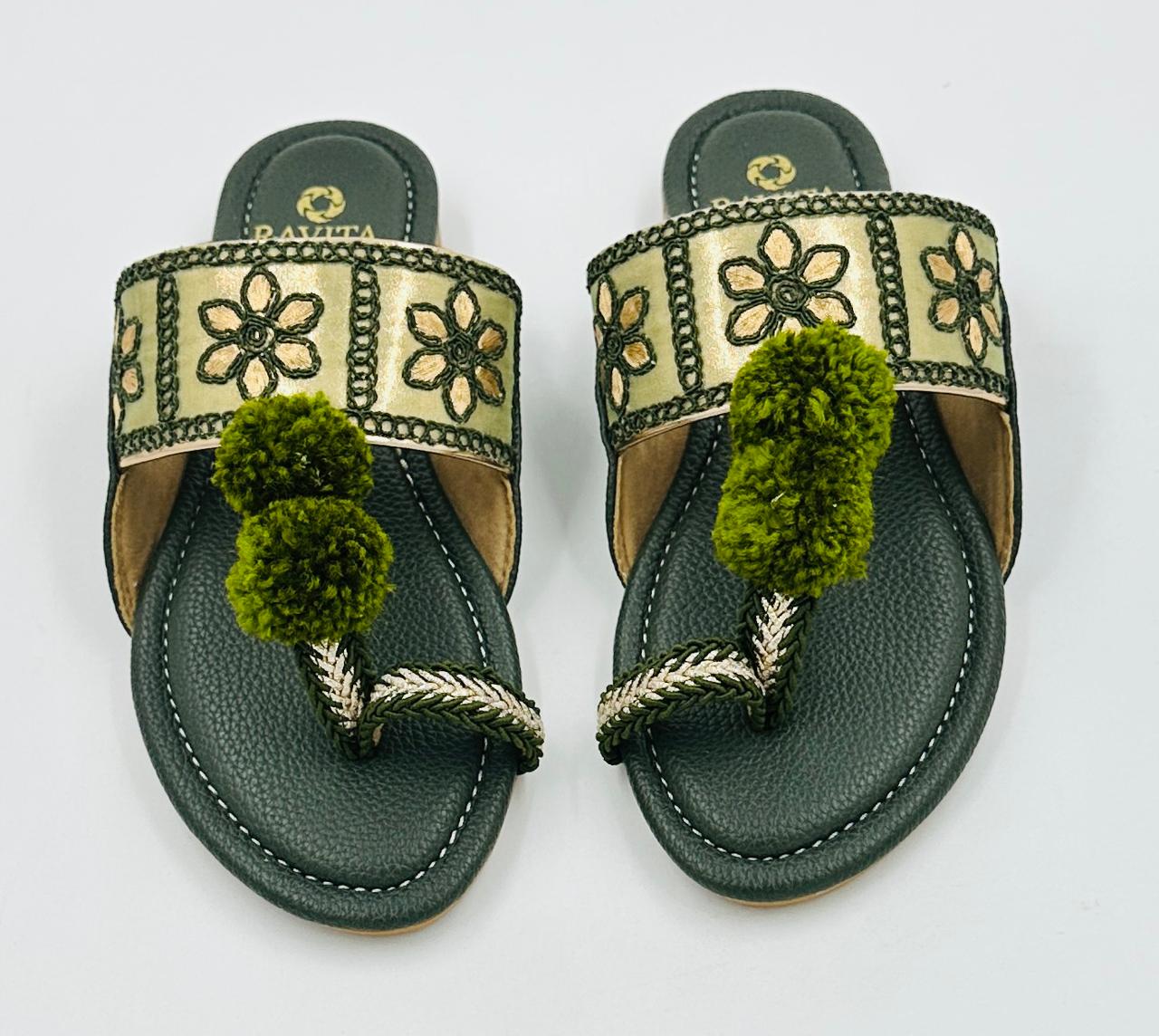 Handmade Kolhapuri Chappal For Women - Ravita Footwears