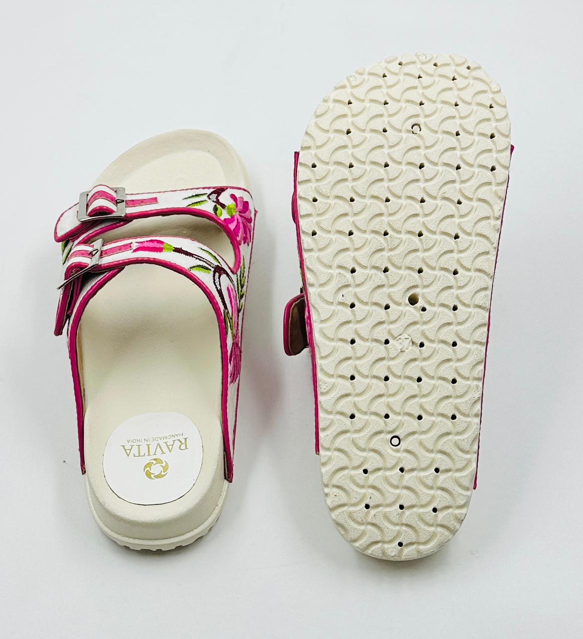 Handmade Fussbett Sandals For Women - Ravita Footwears