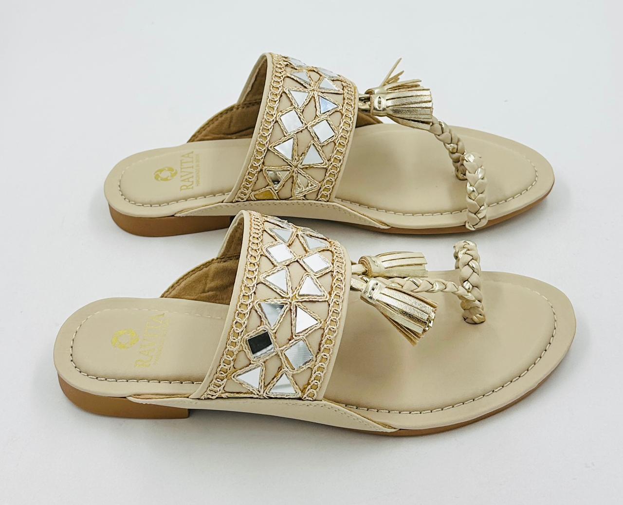 Handmade Kolhapuri Chappal For Women - Ravita Footwears