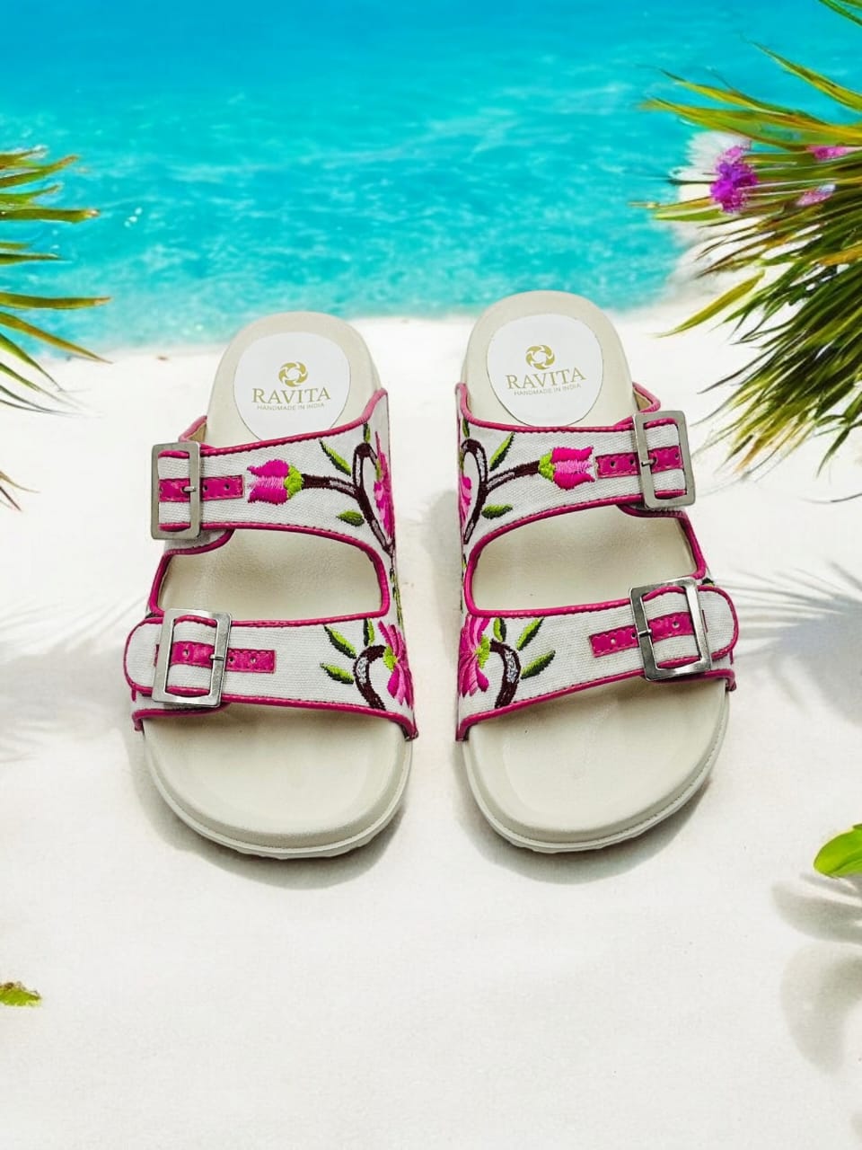 beach footwear for women - Handmade footwears by Ravita Footwears