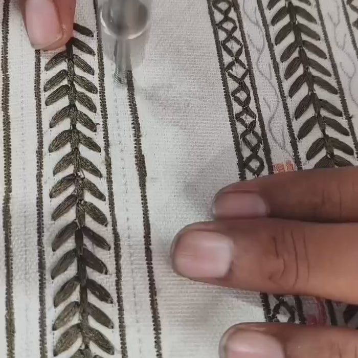Hand Embroidery for Women's Footwear - Ravita Footwears